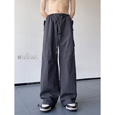 10秋季新款多口袋工装裤百搭显瘦降落伞兵裤子XZ211-1-K2348-P60，男装工装外套，星座211-1