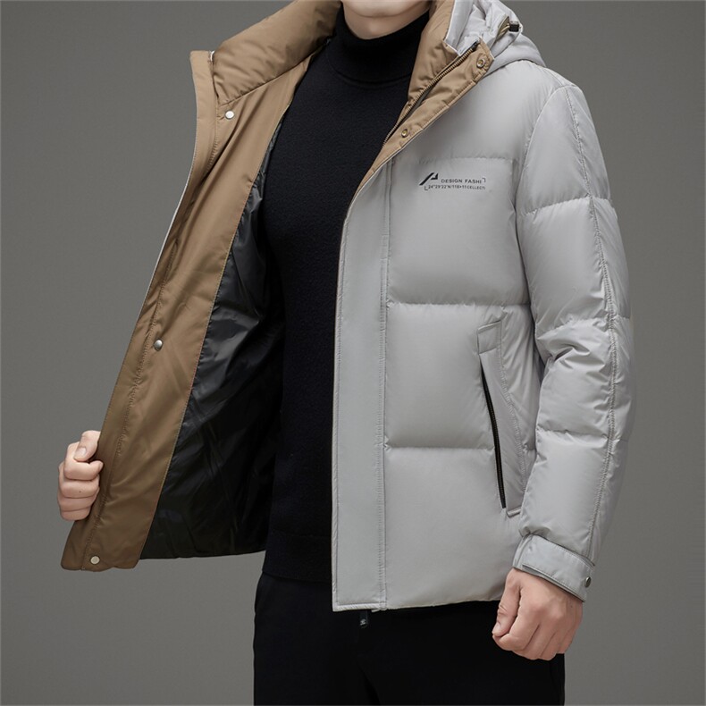 DAJ9808钱塘2020-2新款百搭冬季厚款休闲中年男士羽绒服P250,男装羽绒服,钱塘207-2