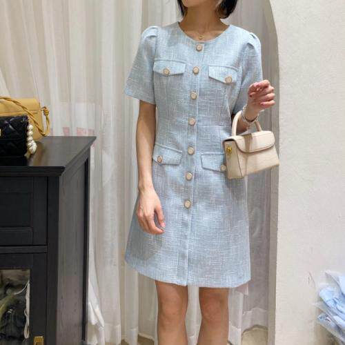 小香风连衣裙，女装连衣裙，品晗