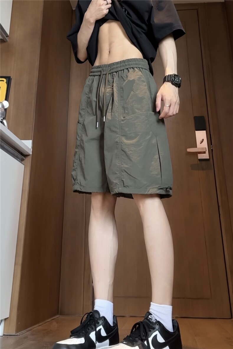 夏季新款短裤潮牌大口袋宽松百搭速干休闲直筒五分裤310A-508-P30,男装牛仔裤,四季星座310A