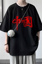 HT73199-P22华夫格t恤男短袖男大码五分袖大皂风，男装T恤，电商A040
