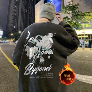 直播品质 500克重磅美式做旧水洗卫衣 SY1396-常规特P45加绒特P55图片