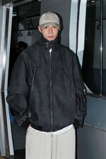 2026港风面料基布聚酯纤维PU皮衣大码M-5XL男JK77867P90控148，男装皮衣，星座227-7