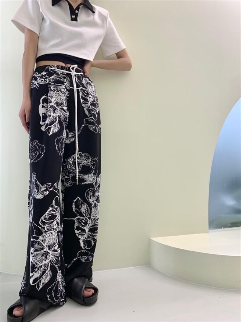 阔腿裤，其它，锦上