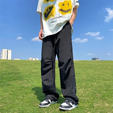 多巴胺降落伞裤子速干抽绳情侣裤子5男女休闲裤XZ211-1-K2335-P55，男装休闲裤，星座211-1