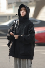 新款现货户外连帽夹克男冲锋衣外套JK817-P80，男装夹克，星座1204-3