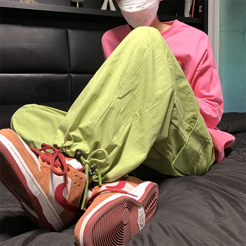 工装裤男女韩版潮流口袋学生帅2024春秋新款ins束脚裤K5769X-P43,男装工装外套,星座412-3