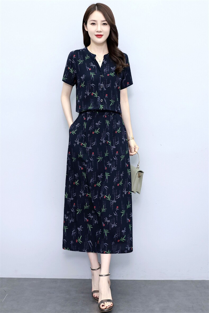 连体裤女夏季2024新款宽松收腰显瘦减龄碎花棉麻阔腿裤连衣裤,女装连衣裙,木橙西子