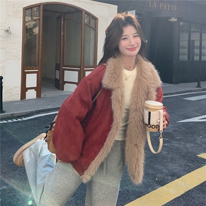 主推款现货数据好买家秀已更红色拼接派克服902C282-996P255K388图片