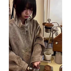 cleanfit千鸟格外套春秋立领设计肌理感造型师夹克潮JK85644-p75，男装夹克，星座1008