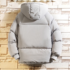 加厚加绒连帽衣男大码服男面包服男砖墙MY16262-P100，男装棉衣，电商A040A