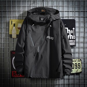 版权专利仿款必究连帽斜拉链夹克男衣JK915p105低于119,男装夹克,电商A089-1