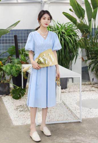 【现货】夏装新款甜美修身连衣裙，女装连衣裙，东洋天堂之花