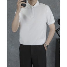 高端商务polo衫男新款春夏短袖上衣男文化衫男女同款P601，男装Polo衫，星座1116A-2（原606A-1）