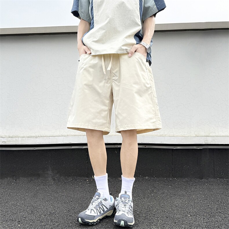 2026新款夏季薄款暗格子短裤男生工装五分裤子宽松休闲裤D501/P35,男装牛仔裤,星座206（原A221）