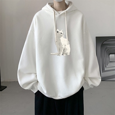 连帽卫衣男大码胖子帽衫大号运动服WY2407-P35，男装卫衣，电商A040