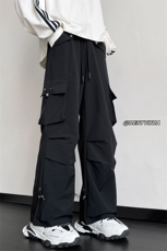 2025秋季新款现货港风大码伞兵裤M-5XL-KZ8607-特P40，男装休闲裤，星座417-1（原电商B245）