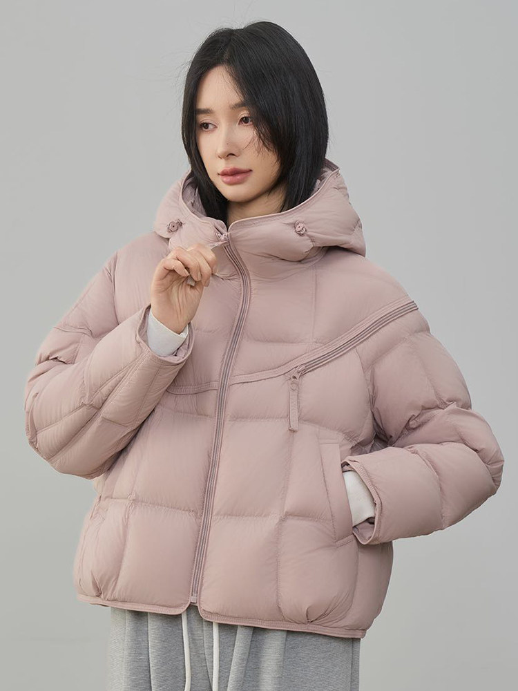 2025年冬季休闲风保暖常规90白鸭绒,女装羽绒服,阳光伊恋