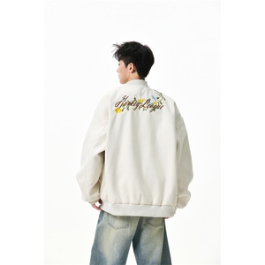 美式重磅花卉刺绣棒球服外套     WT2522-P90-控158图片