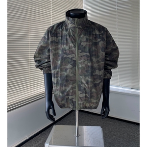 迷彩尼龙防晒衣外套男夏季薄款速干防晒夹克D428黑白P55  迷彩P65图片