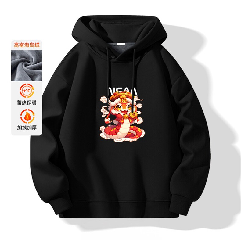 抖音得物供货可提供视频秋冬重磅美式宽松连帽卫衣DL2275,男装卫衣,电商A486