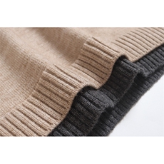 现货高品质得物平铺白底假两件毛衣翻领针织衫，男装针织衫/毛衣，星座1212