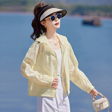 今年流行独特花花立领白色外套女春2025新款小个子防晒棒球服夹克，女装短外套，靓衣阁