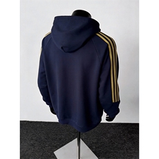 春装新款高品质男女美式高街结构全棉纯色宽松织带连帽卫衣CM23，男装卫衣，电商A486