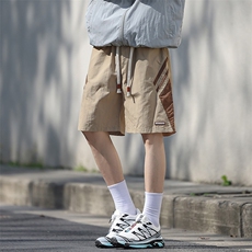 夏季工装短裤男ins潮牌休闲百搭潮流痞帅五分裤D0502-P38，男装牛仔裤，星座308B-2