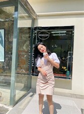 【现货】T恤拼接辣妹连衣裙，女装T恤，欧尼蒂