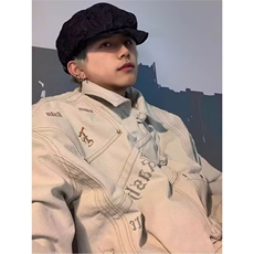 6997-P78儿童牛仔外套男童春装中大童春季上衣洋气渐变衣服，男装工装外套，电商B323A