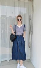 【现货】肩带可脱卸牛仔背带裙，其它，衣生缘