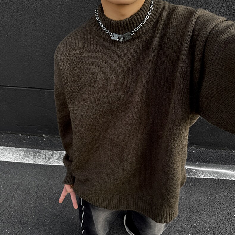 品质男士针织休闲半高龄毛衣A367M2488P60控88,男装针织衫/毛衣,电商A367