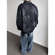 春季扎染卫衣潮牌开衫卫衣外套6001特P45控78，男装卫衣，电商A309