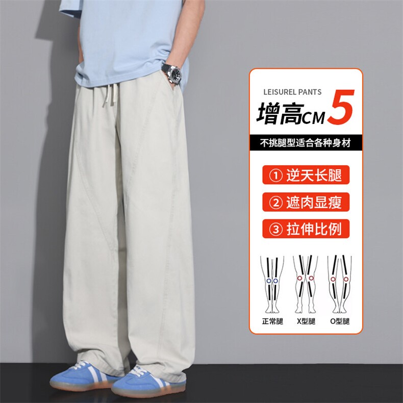 美式机能冲锋裤子男秋冬季宽松直筒裤防风防水加绒保暖伞兵工装裤图片