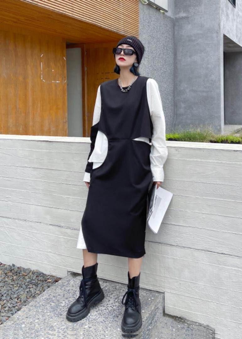 秋二件套连衣裙，女装连衣裙，名莹