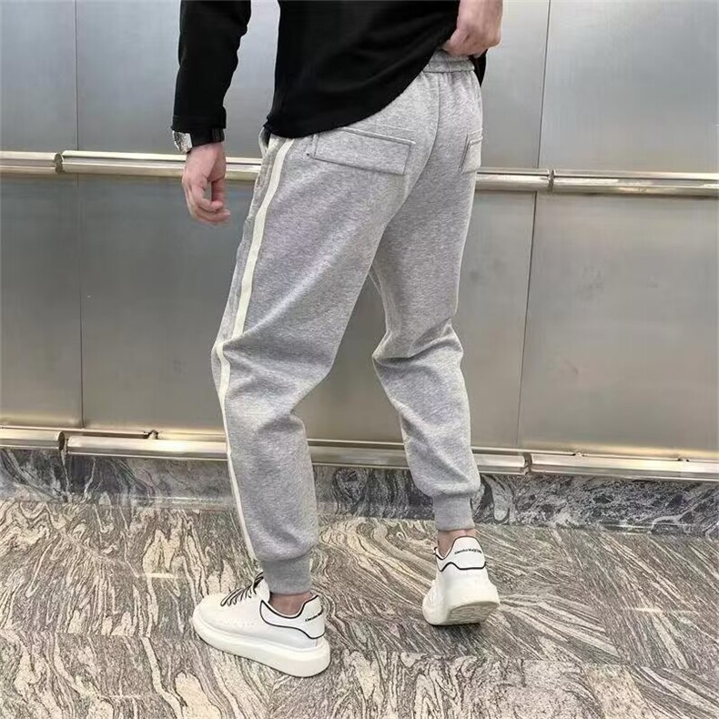 春季男士潮牌休闲宽松运动裤网红哈伦长裤加肥加大特大百搭卫裤男,男装休闲裤,星座1210-1