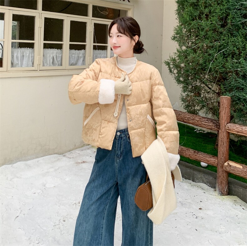 2026冬季新款羽绒服50白鸭绒短款RF2C290-6898#-P295-K399,女装羽绒服,2C290