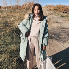 现货2020冬装新款牛角扣棉衣8148A-M517.，女装棉衣/棉服，金十上