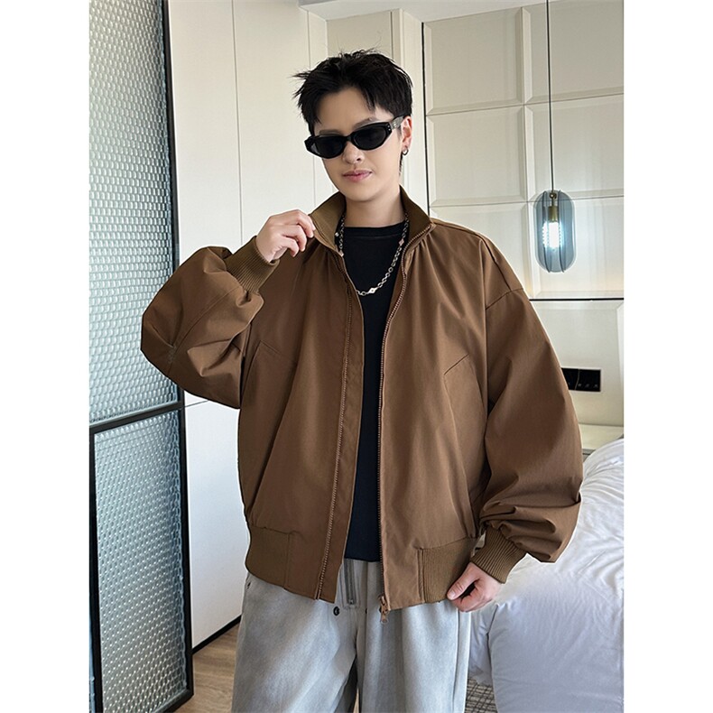 2026春季抖音得物品质新款夹克男上衣棒球服飞行外套6162-P32,男装夹克,星座207