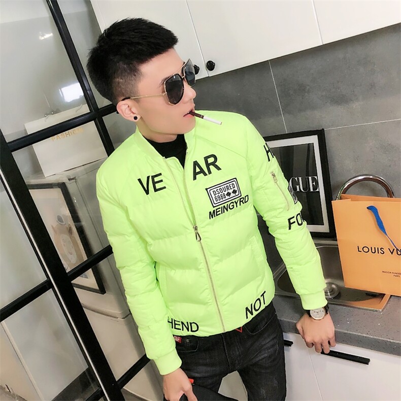 1美式重工刺绣棒球领棉服社会小伙棉衣保暖外套C301B-MF05,男装棉衣,电商C301B