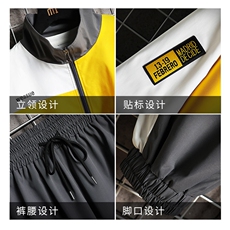 【】2021长袖卫衣套装男潮流休闲外套运动两件套DS530TP75，男装卫衣，电商A102