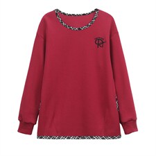 2023年春季新款卫衣女宽松显瘦韩版时尚百搭上衣服女打底衫，女装卫衣/绒衫，独衣靓