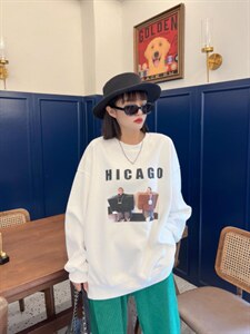 现货秋季新款:时尚潮流新款圆领卫衣,女装卫衣/绒衫,泽妤