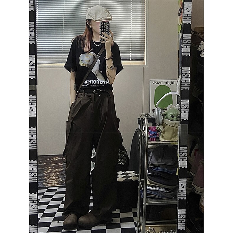 B221美式街头hiphop宽松户外工装休闲裤子LK23116-P60控78,男装休闲裤,电商B221