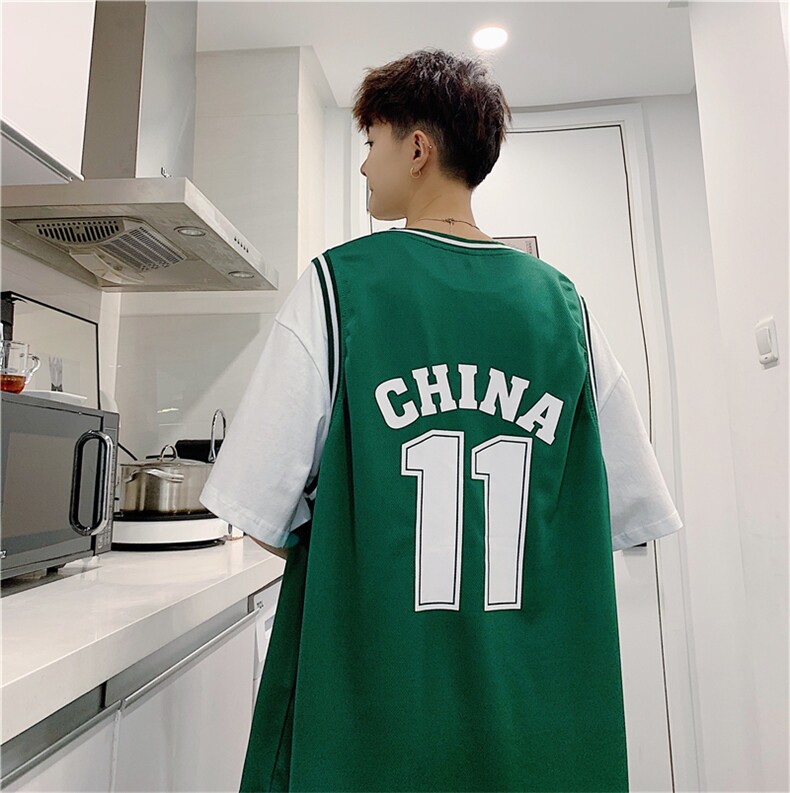 夏季篮球服运动套装男潮流痞帅情侣短袖短裤假两件班服tz033-p36,男装休闲套装,星座1008-1