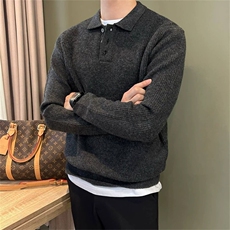 网图慎用B216MY5156P652025秋冬装新款男POLO领毛衣针织衫，男装Polo衫，电商B216（原B302）