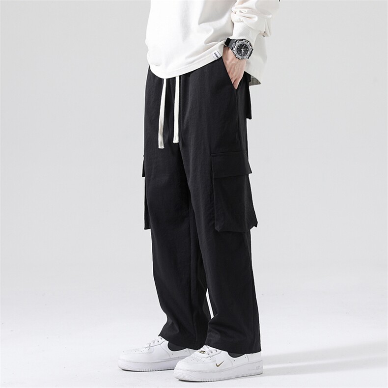 春夏新款工装休闲裤男宽松阔腿裤直筒裤CK2318-P50,男装休闲裤,星座717