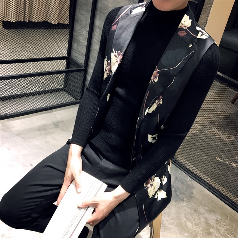 背心/马甲西装领无袖修身休闲时尚潮流2021年秋季,男装背心/马甲,星座419（原A233）