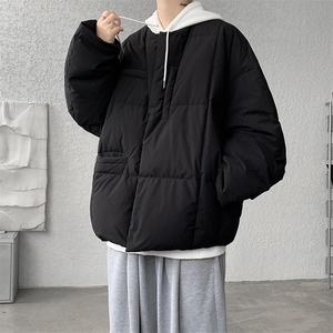 8XL-M 90白鸭绒！超厚短外套羽绒服男面包服棉衣YRFC06P220控258图片